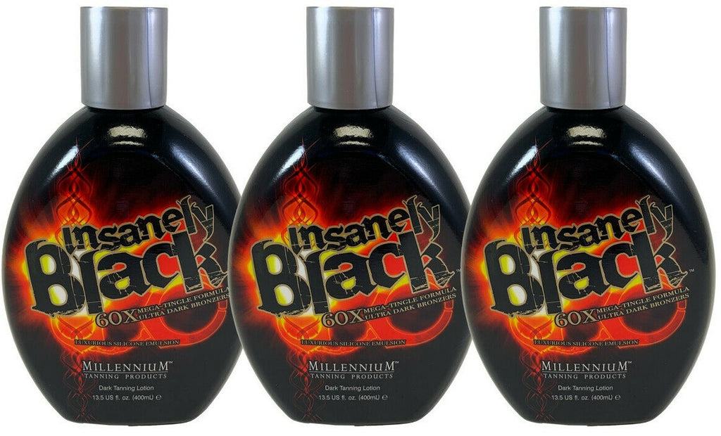 3-Pack Mega Tingle Dark Tanning Lotion - 60X Ultra Dark Bronze