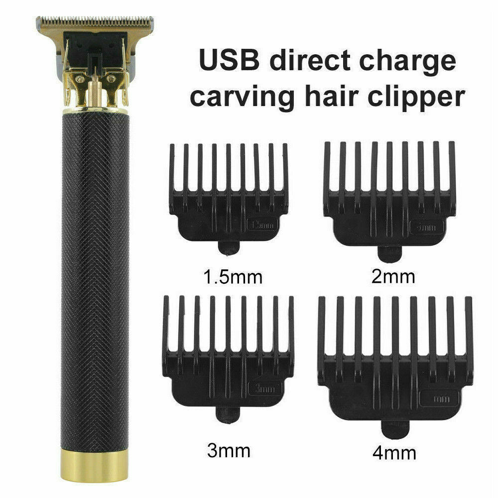Professional Cordless Hair Clipper & Beard Trimmer with T Blade for Men & Women