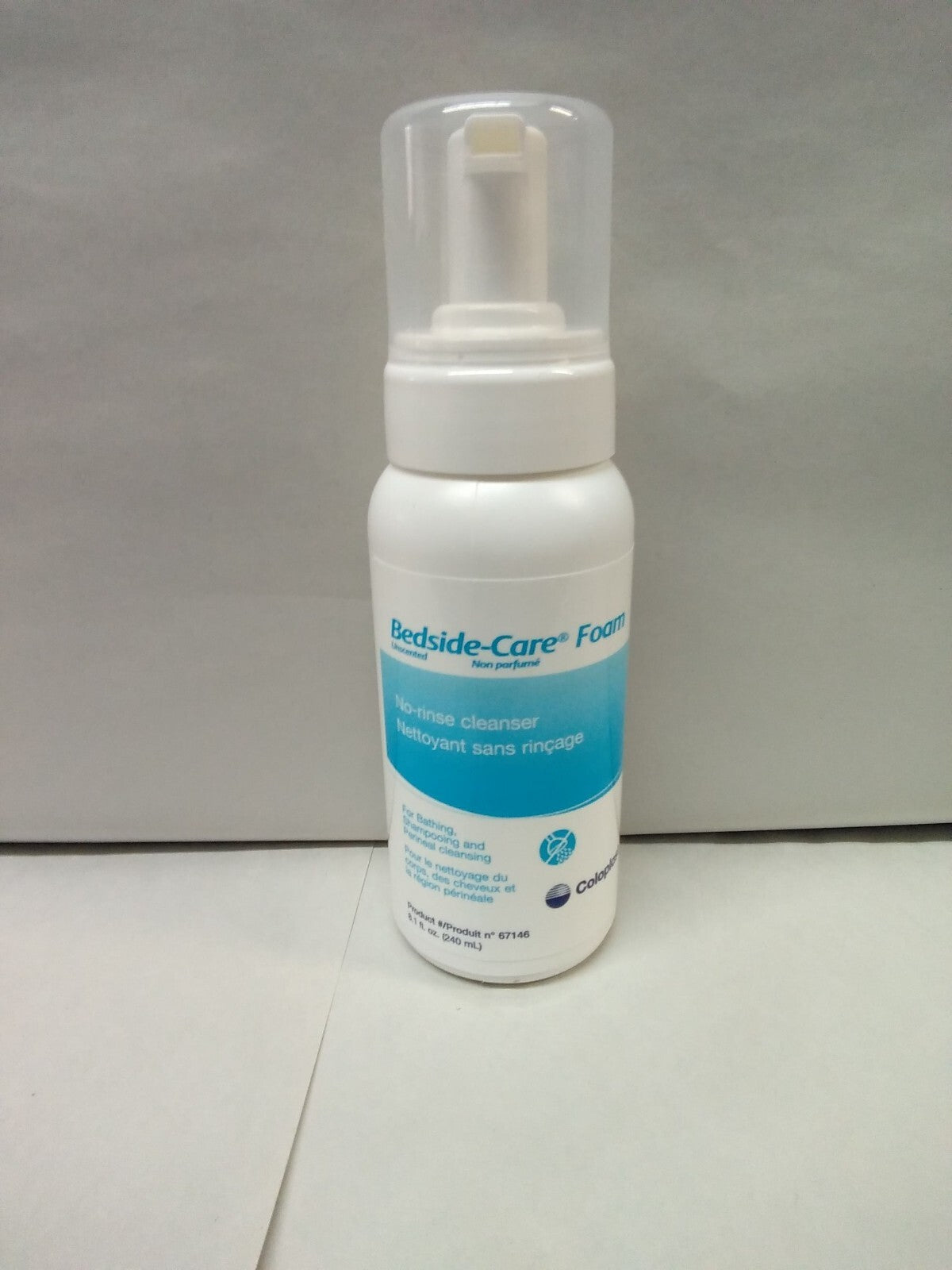 Bedside Care Foam Unscented No-Rinse Cleansing Foam for Bathing & Shampooing