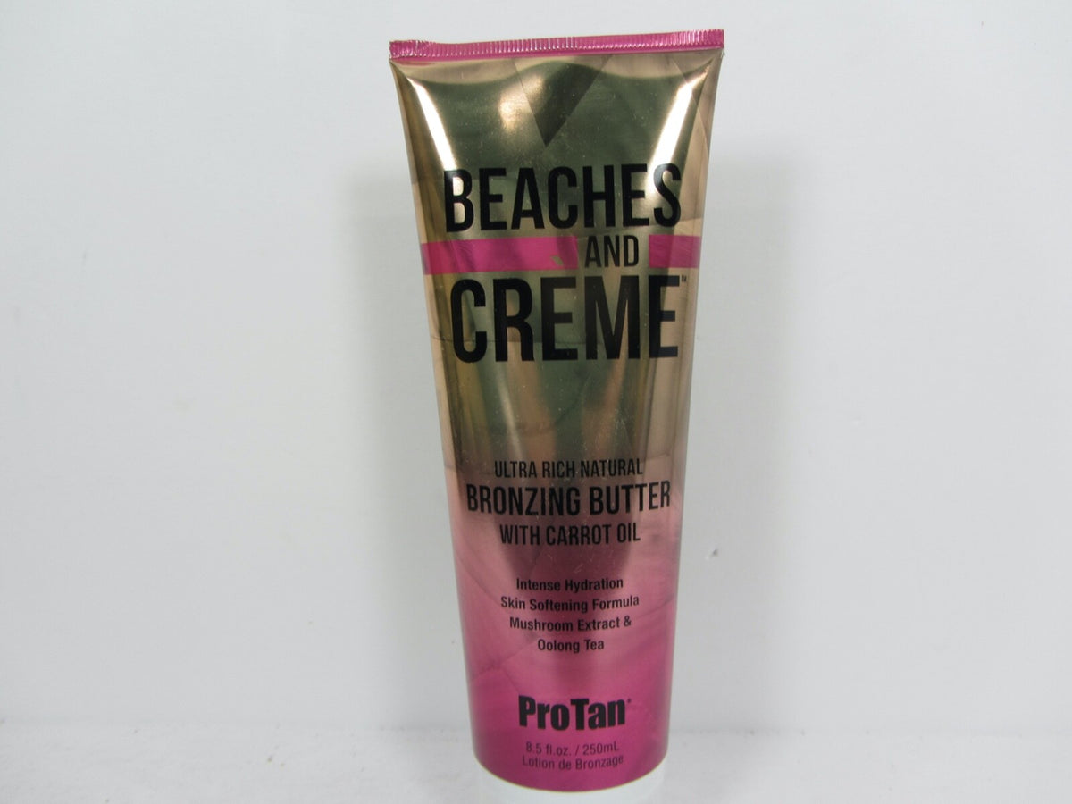 Natural Bronzering Lotion with Carrot Oil - Tanning Butter for All Skin Types