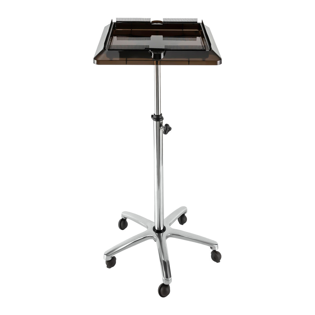 Rolling Salon Hair Extension Tool Cart with Adjustable Height & Storage