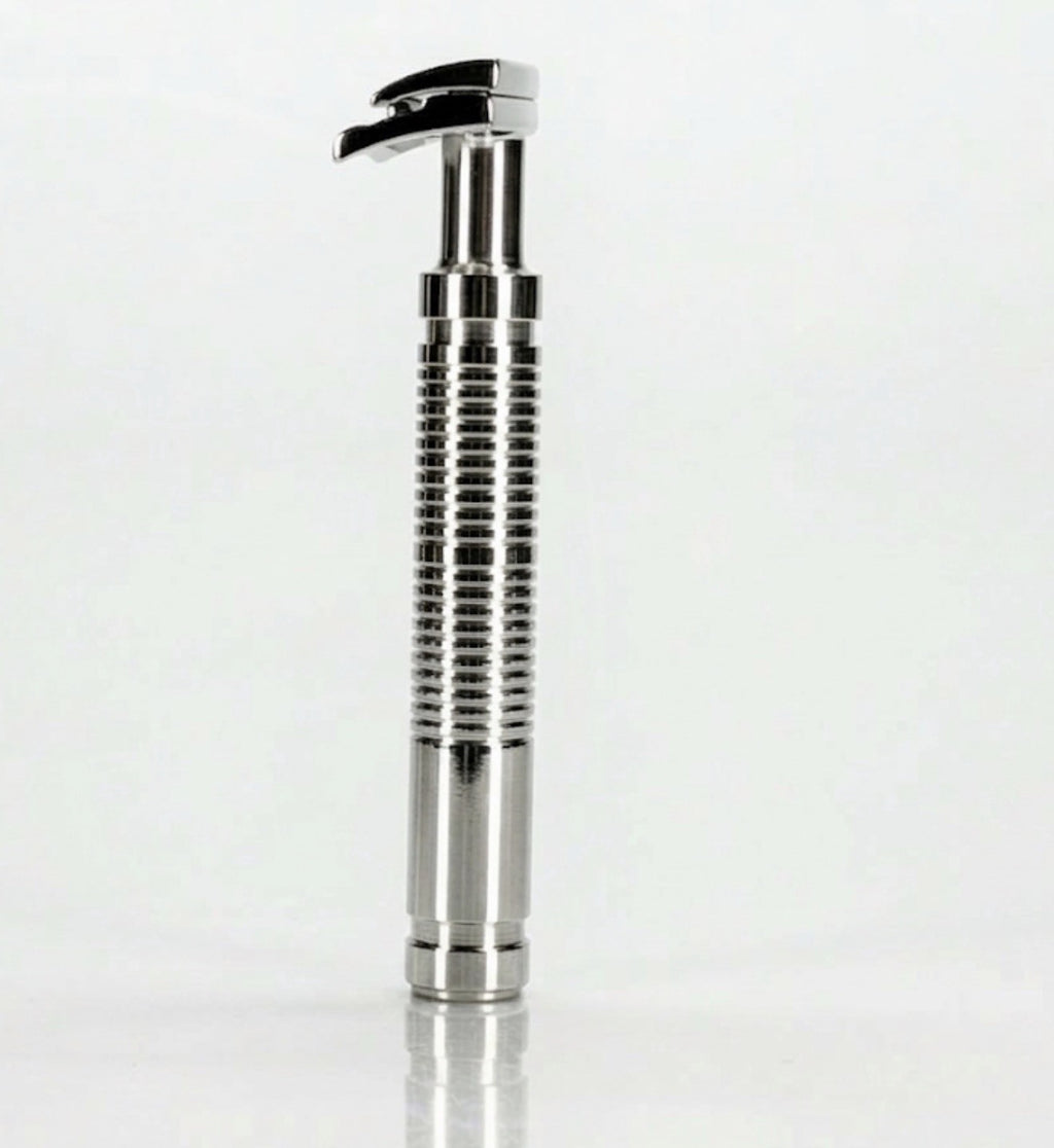 Single Edge Safety Razor Handle Stainless Steel & Zinc Alloy Head