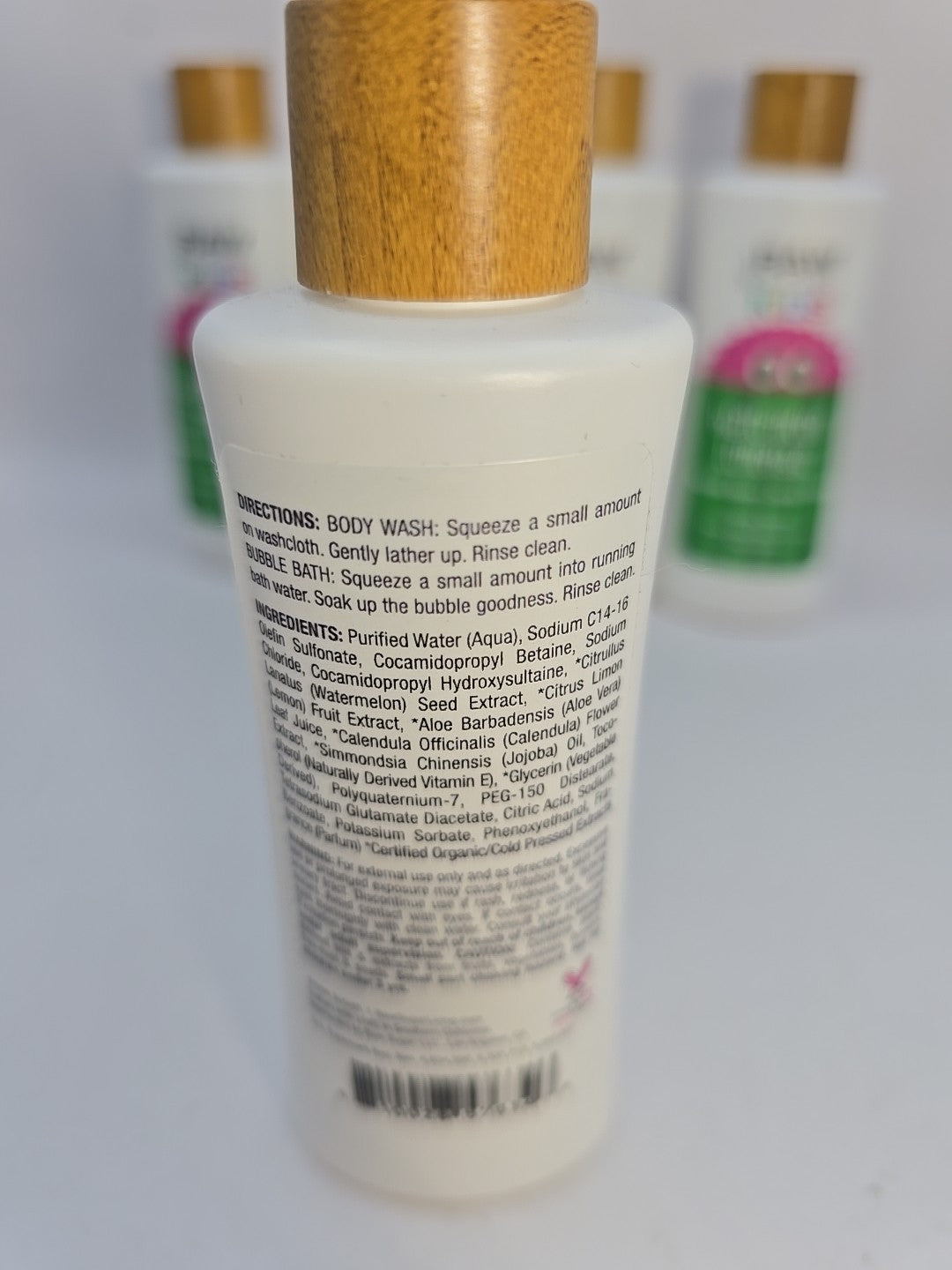 Raw Sugar Kids Watermelon Lemonade Bubble Bath Set - 5 Pack 3 fl oz