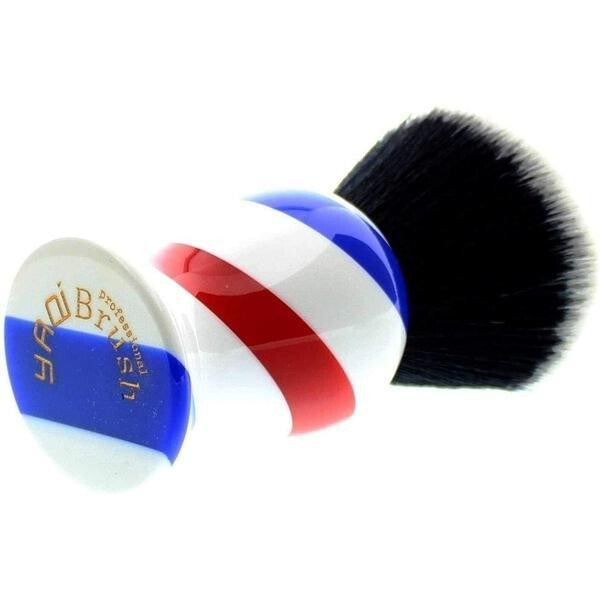 Synthetic Shaving Brush with Barberpole Handle - 30MM Knot