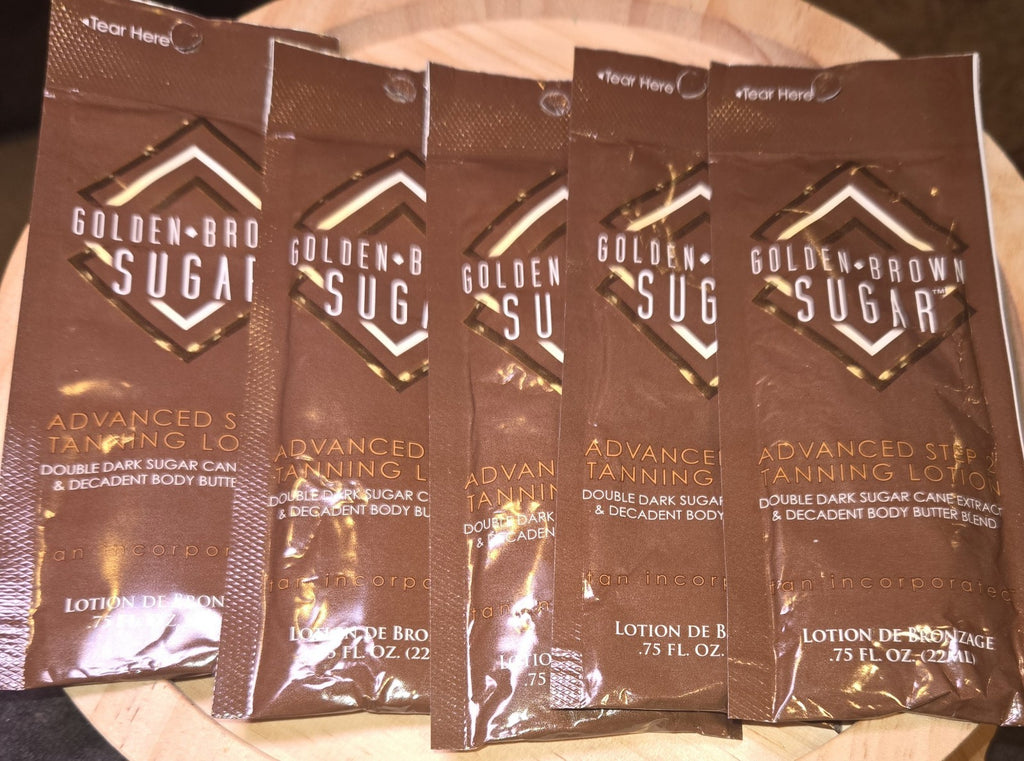 Brown Sugar Golden Brown Sugar Step 2 Tanning Bed Lotion - 5 Packets