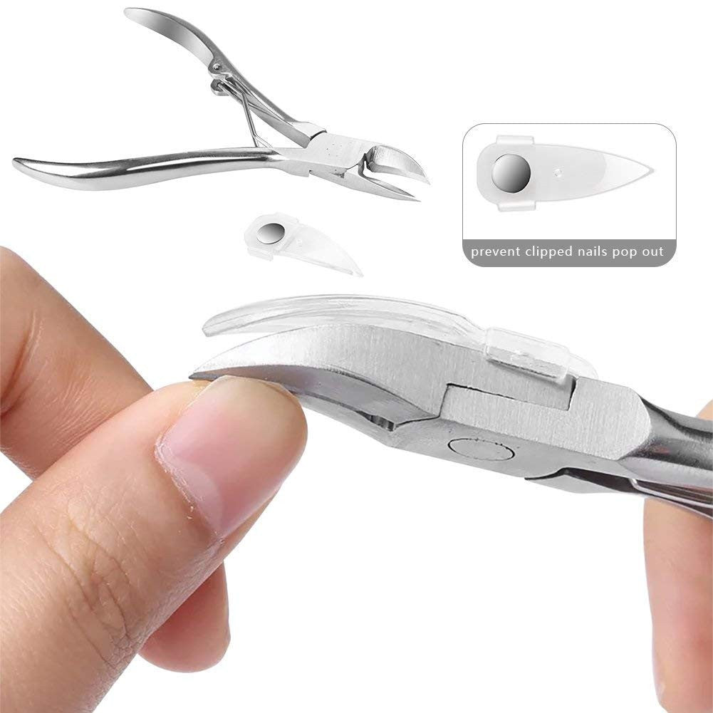 9-Pack Toenail Clippers Set - Stainless Steel Nail Care Kit for Healthy Nails