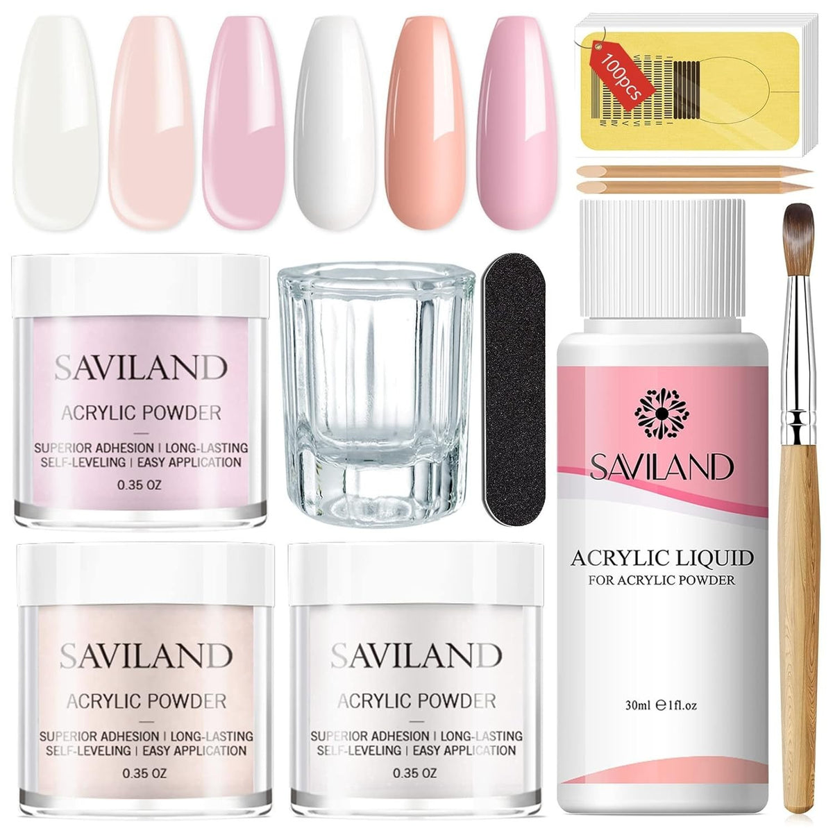 Acrylic Nail Starter Kit - Non-Toxic, Easy Application & Long Lasting