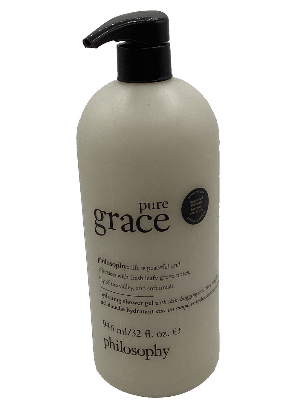 Pure Grace Hydrating Shower Gel & Bubble Bath 32 oz with Pump