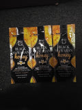 Brown Sugar Black Hawaiian Honey 200x Black Bronzer Tanning Lotion 0.75oz - 3 Pack