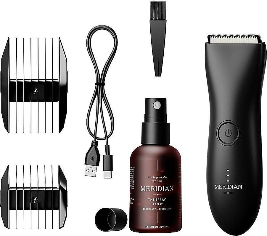Waterproof Rechargeable Body Grooming Kit with Trimmer & Accessories