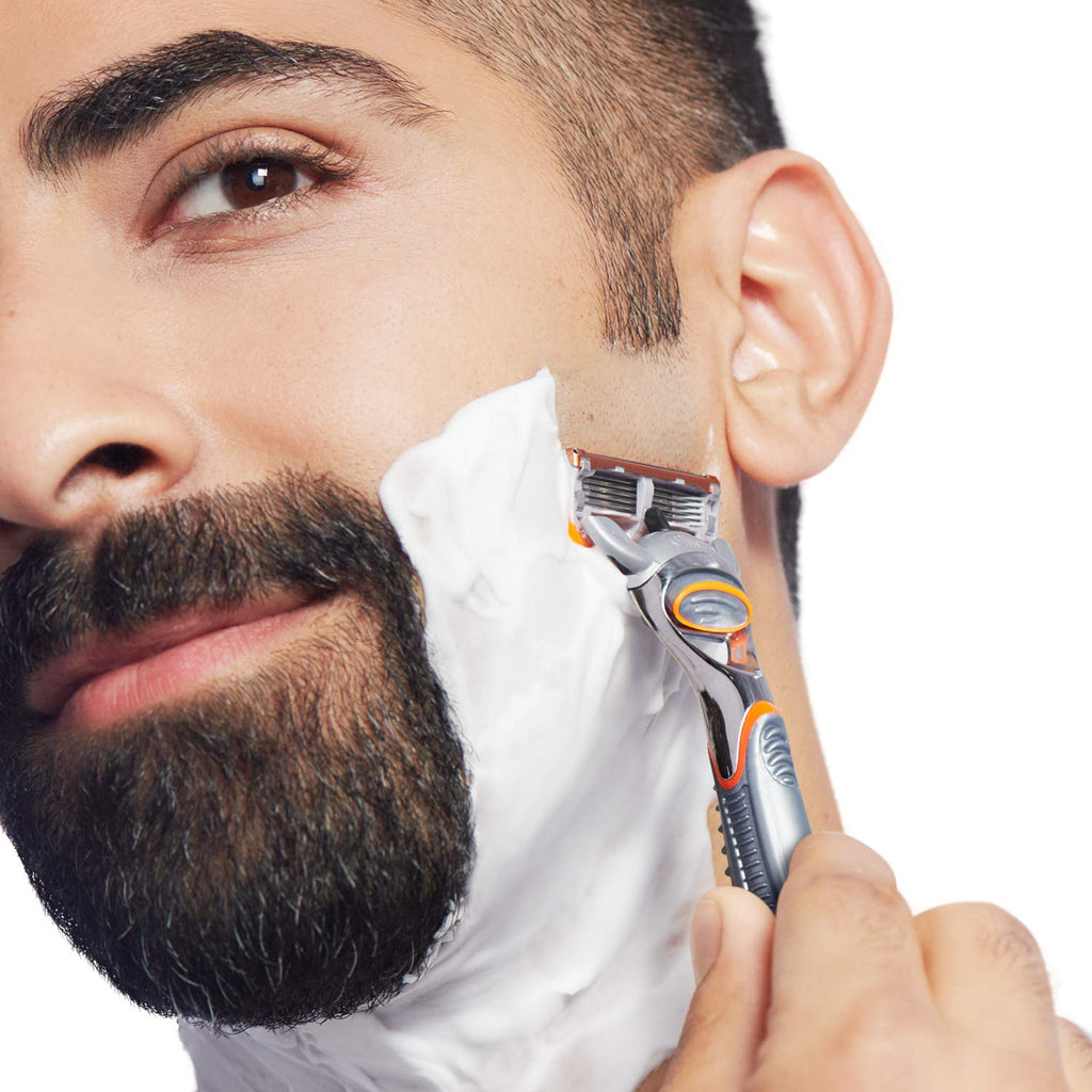 Men's Power Razor with 5 Blades & Refills – Electric Shaver for Close, Long-Lasting Shave