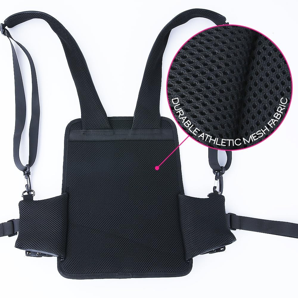 Professional Hairdresser Scissor Holster Pouch Bag Leather Chest Rig for Salon & Barber