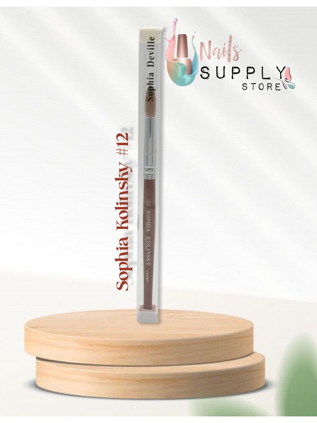 Professional Kolinsky Nail Brush Set - All Sizes for Acrylic & Nail Art