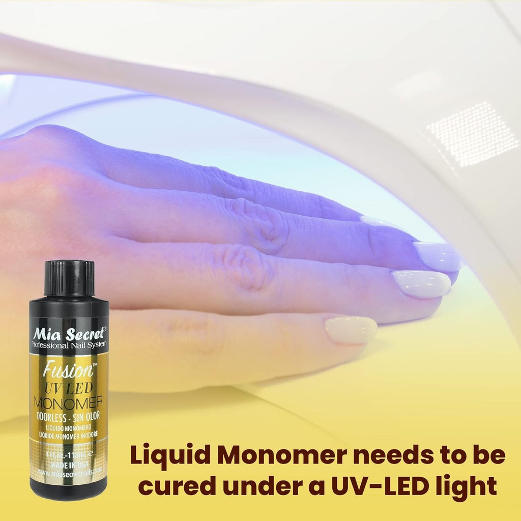 Odorless Acrylic Monomer 4 oz for Nail Art and Enhancements