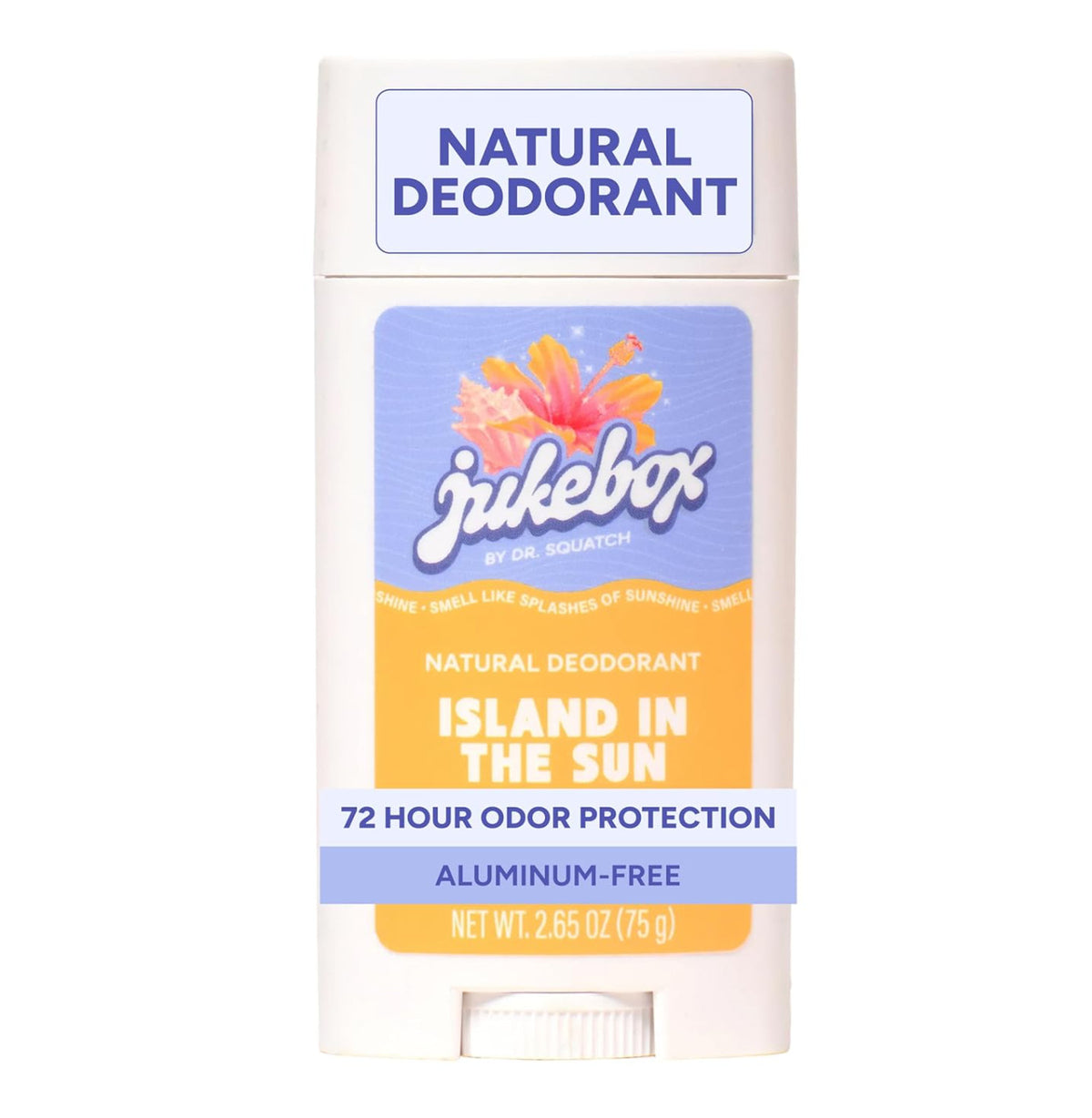 Natural Aluminum-Free Deodorant for Women Island in the Sun 2.65 oz