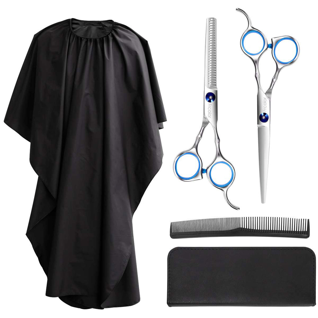 Professional Hair Cutting Shears Kit with Case & Accessories - Barber & Salon Use