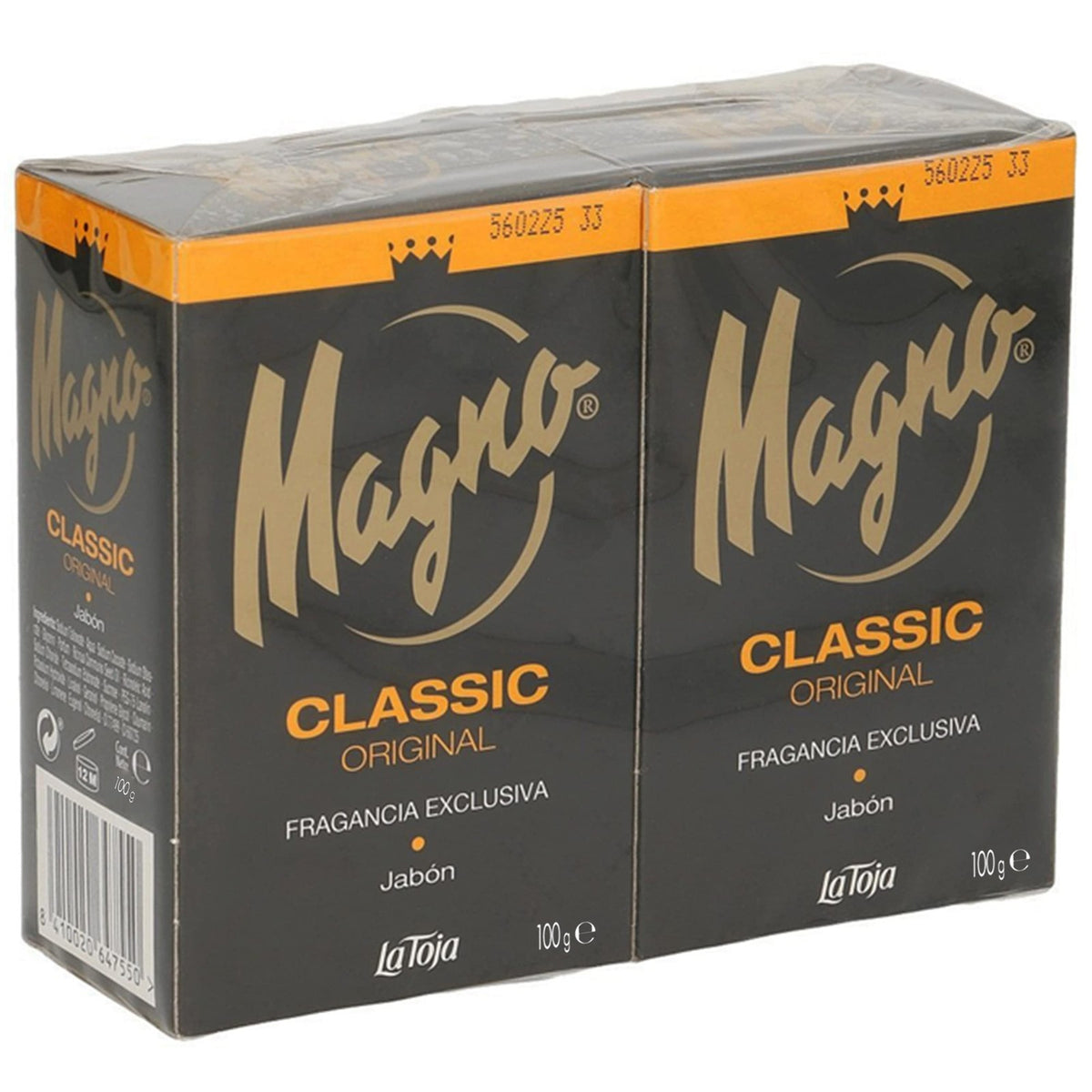 Magno Black Bar Soap 3.5 oz - Pack of 8 for Men’s Grooming