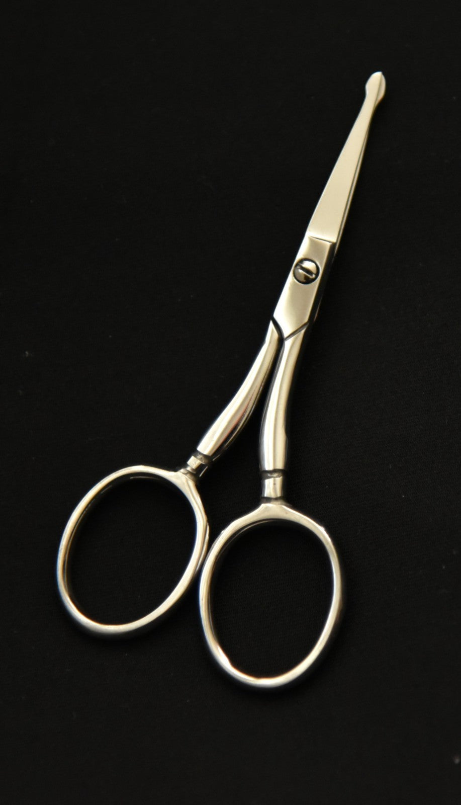 Eyebrow Nose & Ear Hair Trimming Scissors 3.5" Rounded Tip Stainless Steel