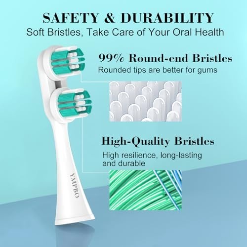 10 Pack Replacement Brush Heads for Spinbrush Pro Clean Electric Toothbrush