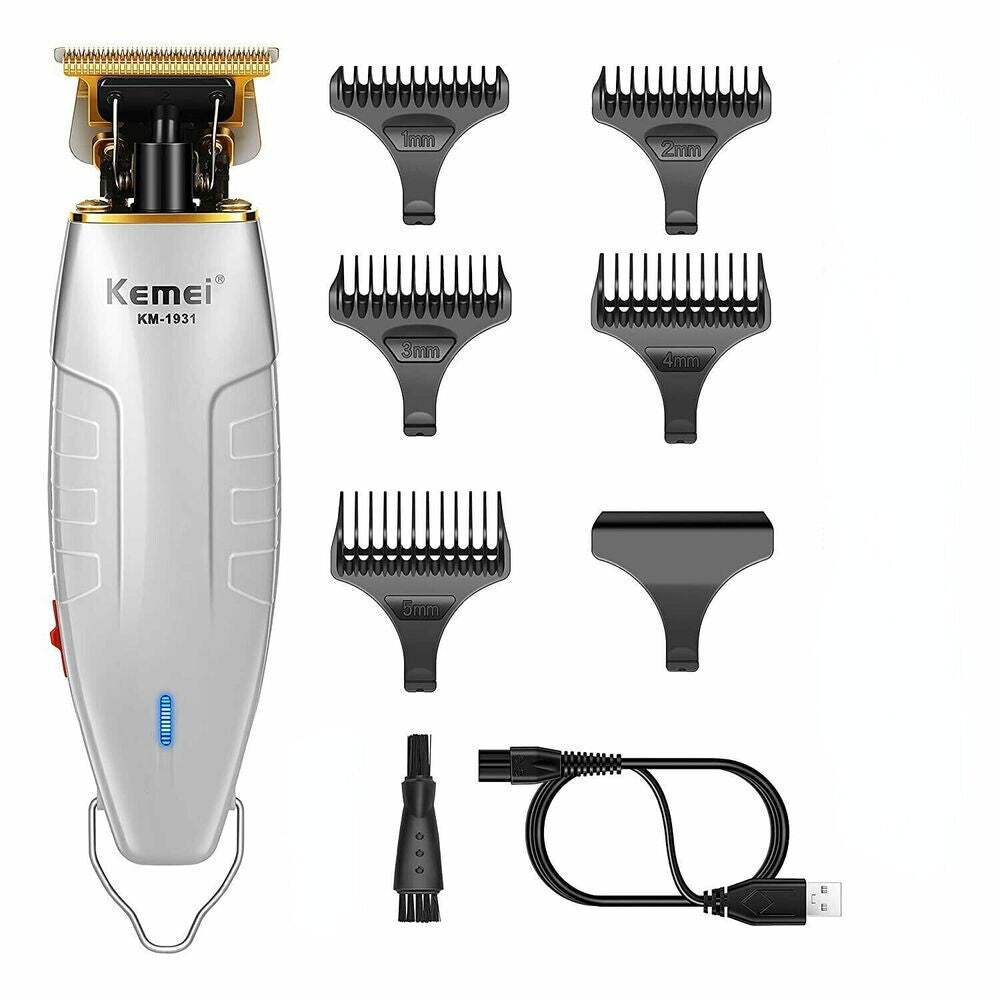 Cordless Electric Hair Trimmer Razor Clipper with USB Charging