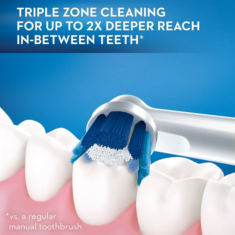 Oral-B Precision Clean Replacement Toothbrush Heads 3 Pack - Compatible with Electric Toothbrushes