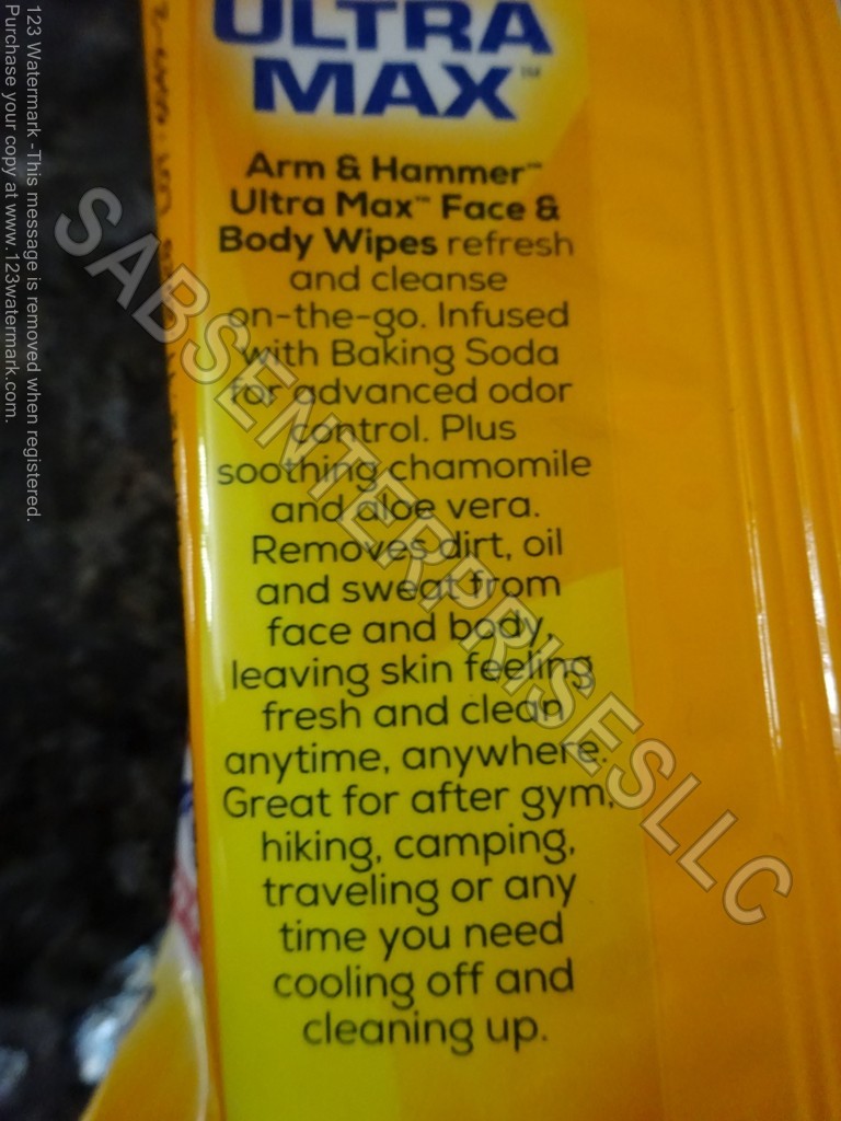Face and Body Wet Wipes 300 Count - Fresh Scent, Resealable Pack