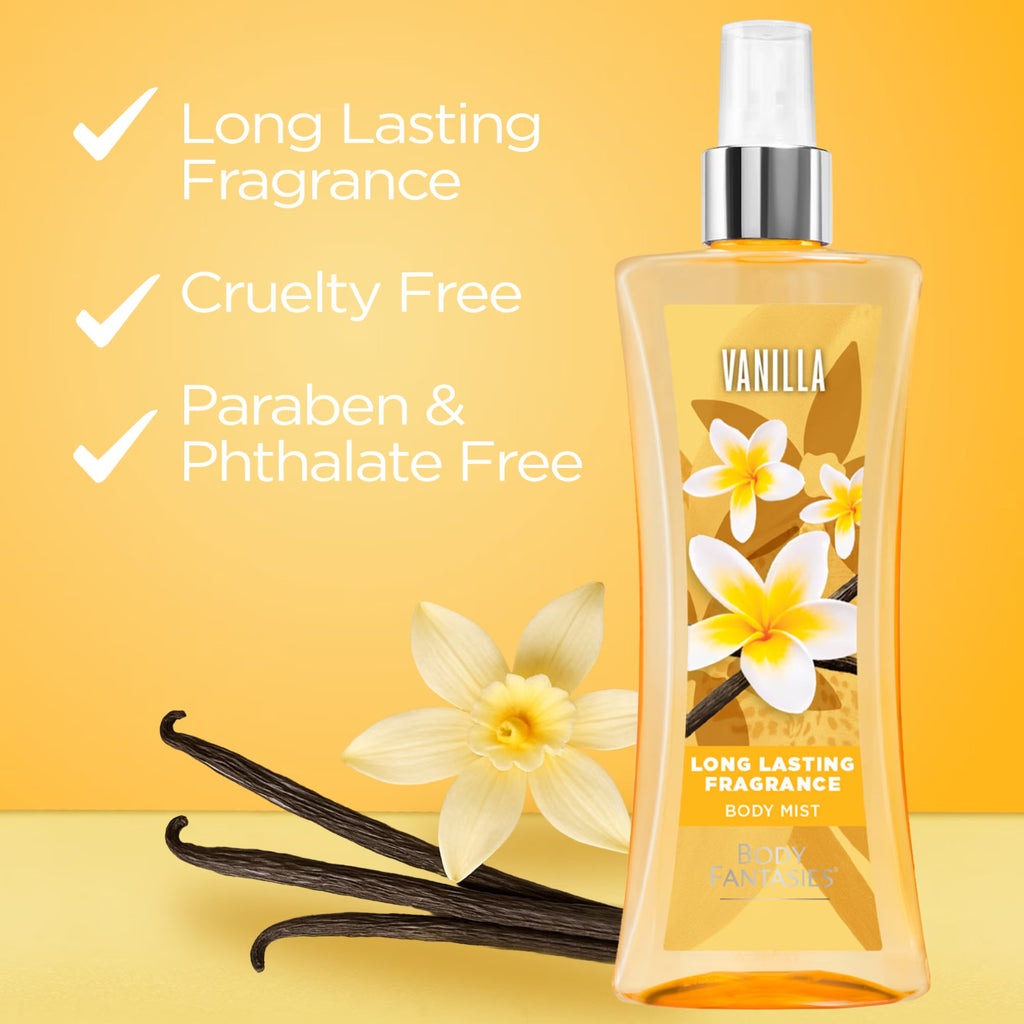 Vanilla Body Spray - Long Lasting Fragrance Mist 3.2 fl oz