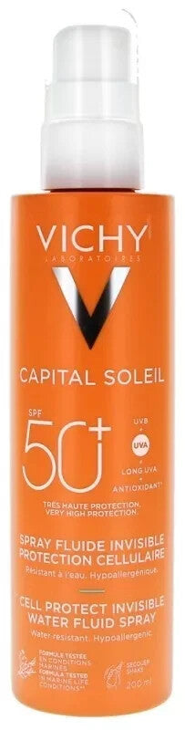 SPF50+ Sun Protection Spray for Face & Body - Water Resistant, 200ml