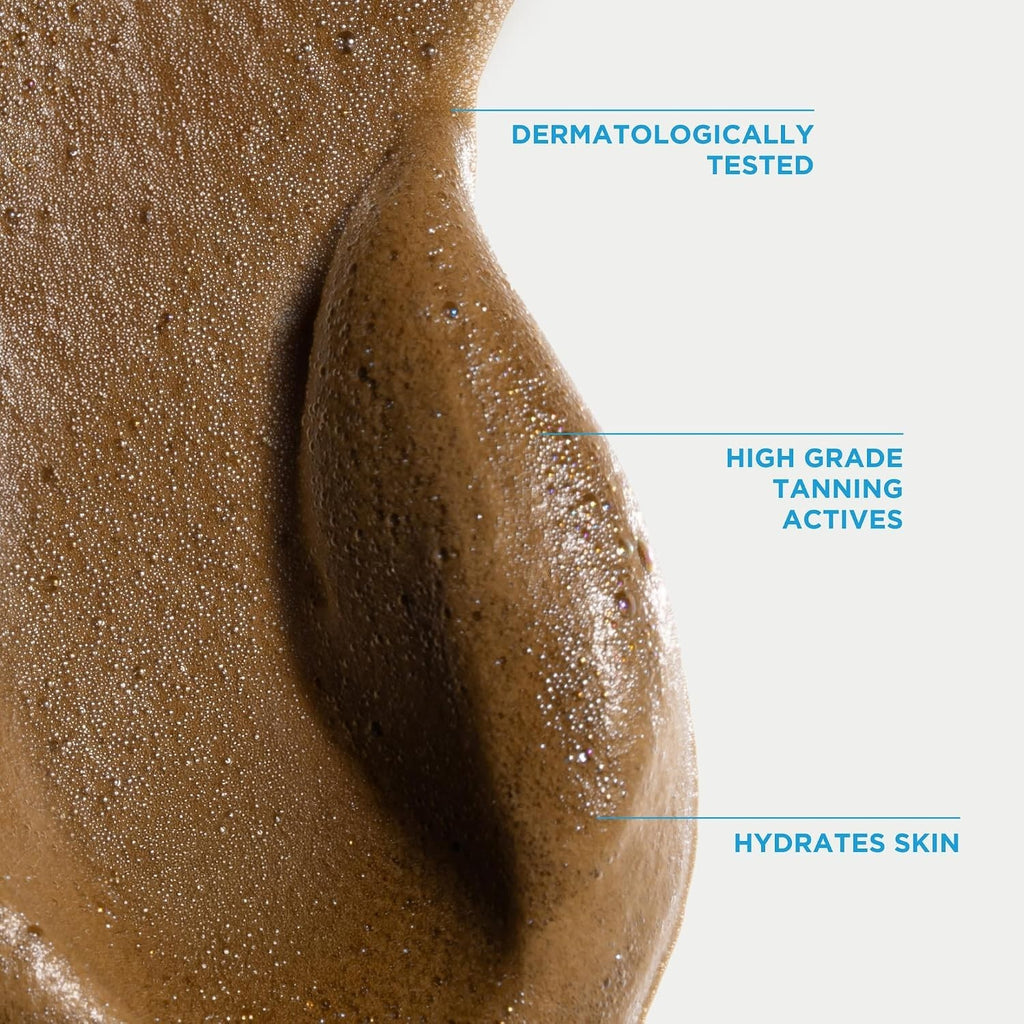 Self Tanning Foam with Coconut - Streak-Free, Natural Glow, 6.76 Fl Oz