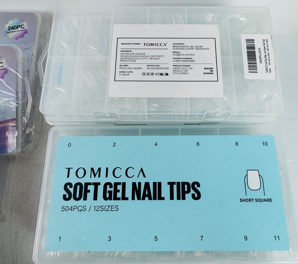 Press On Nail Bundle Lot of 35 - Mixed Sizes & Shapes for Nail Art & Manicure