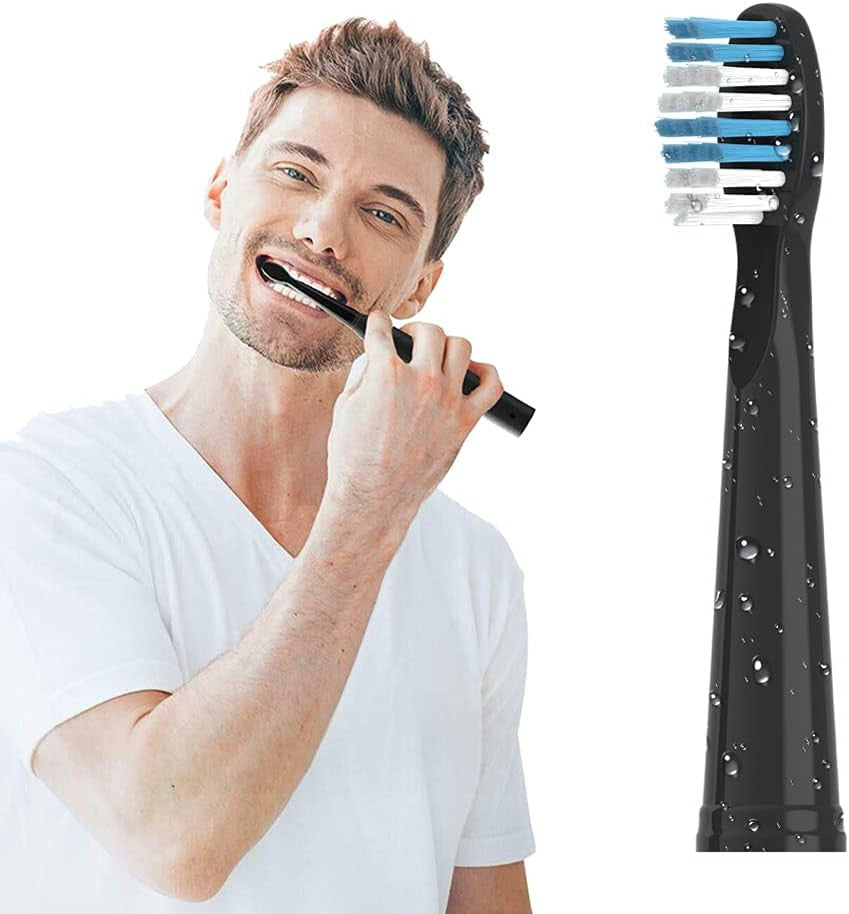 Replacement Toothbrush Heads Compatible with Fairywill Electric Toothbrush - Pack of 6