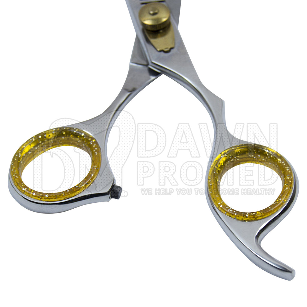 Professional Hair Thinning Scissors 6.5 Inch with Gold Tension Screw - German Steel