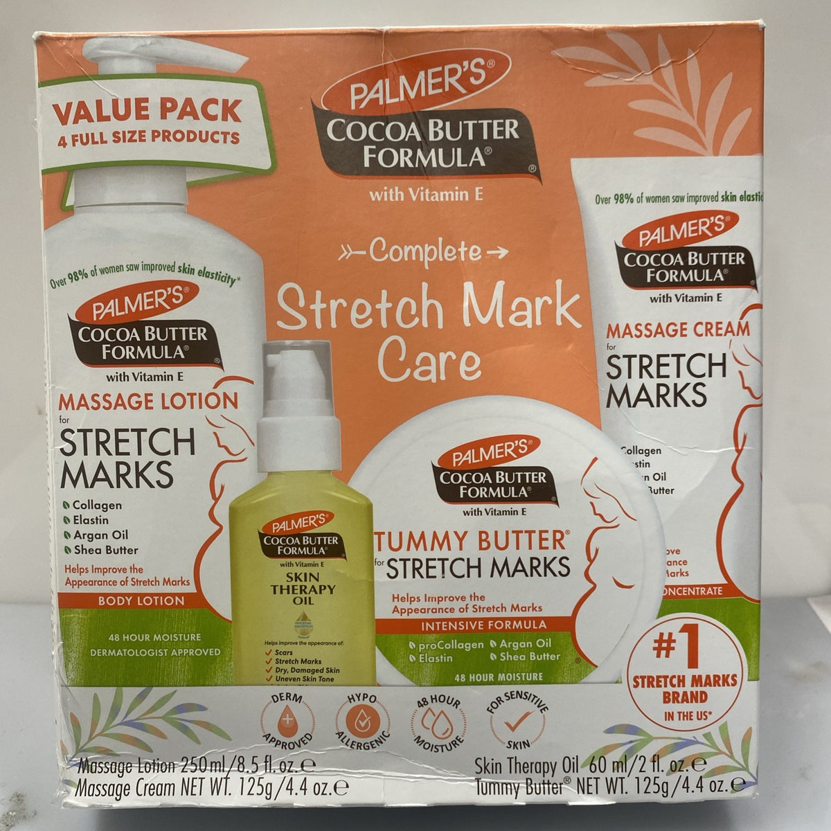 Pregnancy Skin Care Kit with Cocoa Butter for Stretch Marks - Palmer's