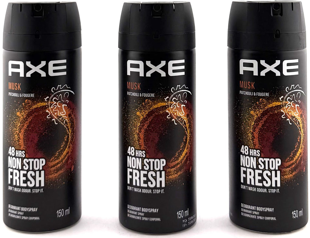 Axe Deodorant Body Spray Musk Collection - 150ml Bulk & Variety Packs
