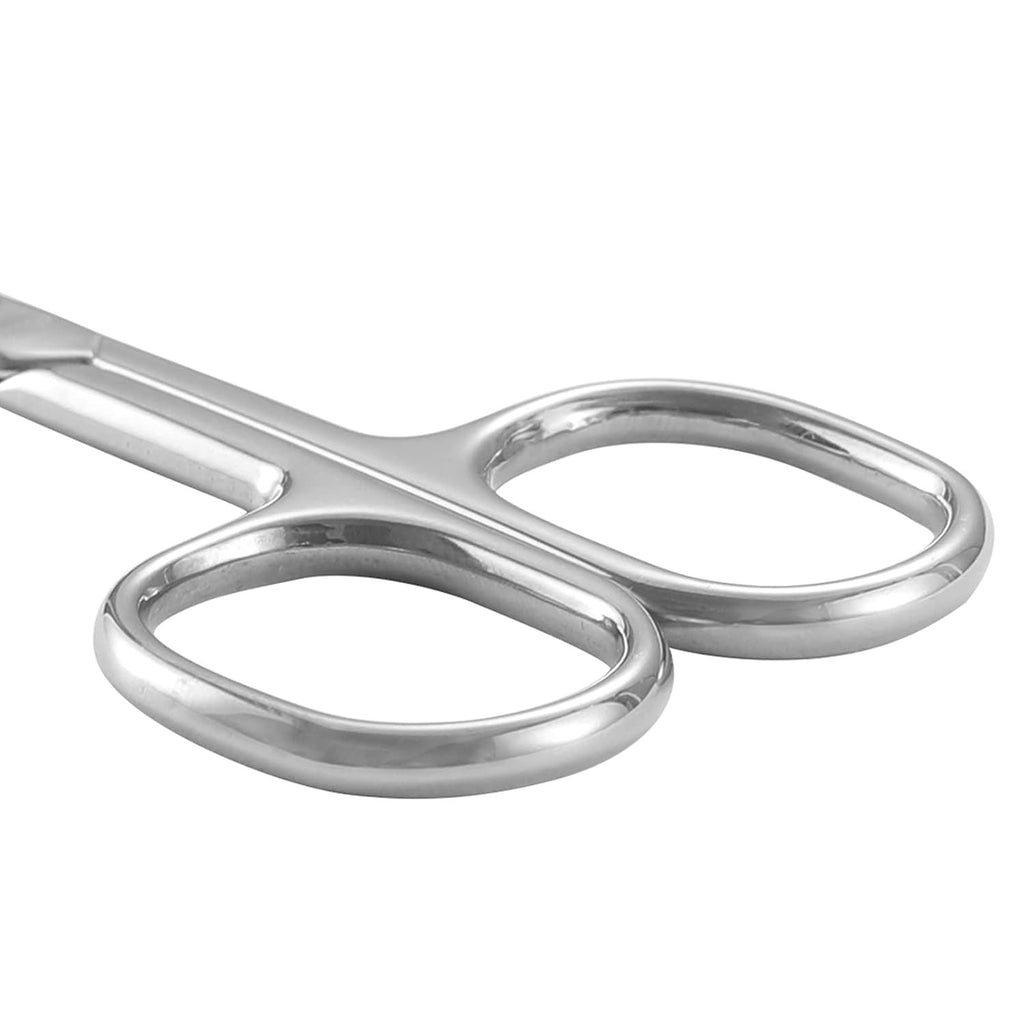 Manicure Scissors 3.5in Stainless Steel Curved Nail & Eyebrow Grooming Tool