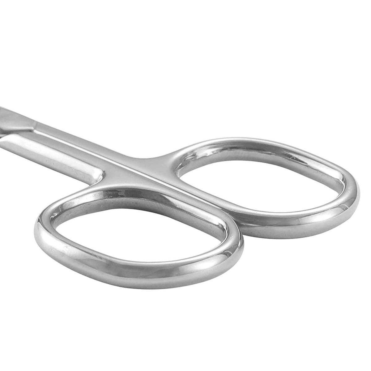 Manicure Scissors 3.5in Stainless Steel Curved Nail & Eyebrow Grooming Tool