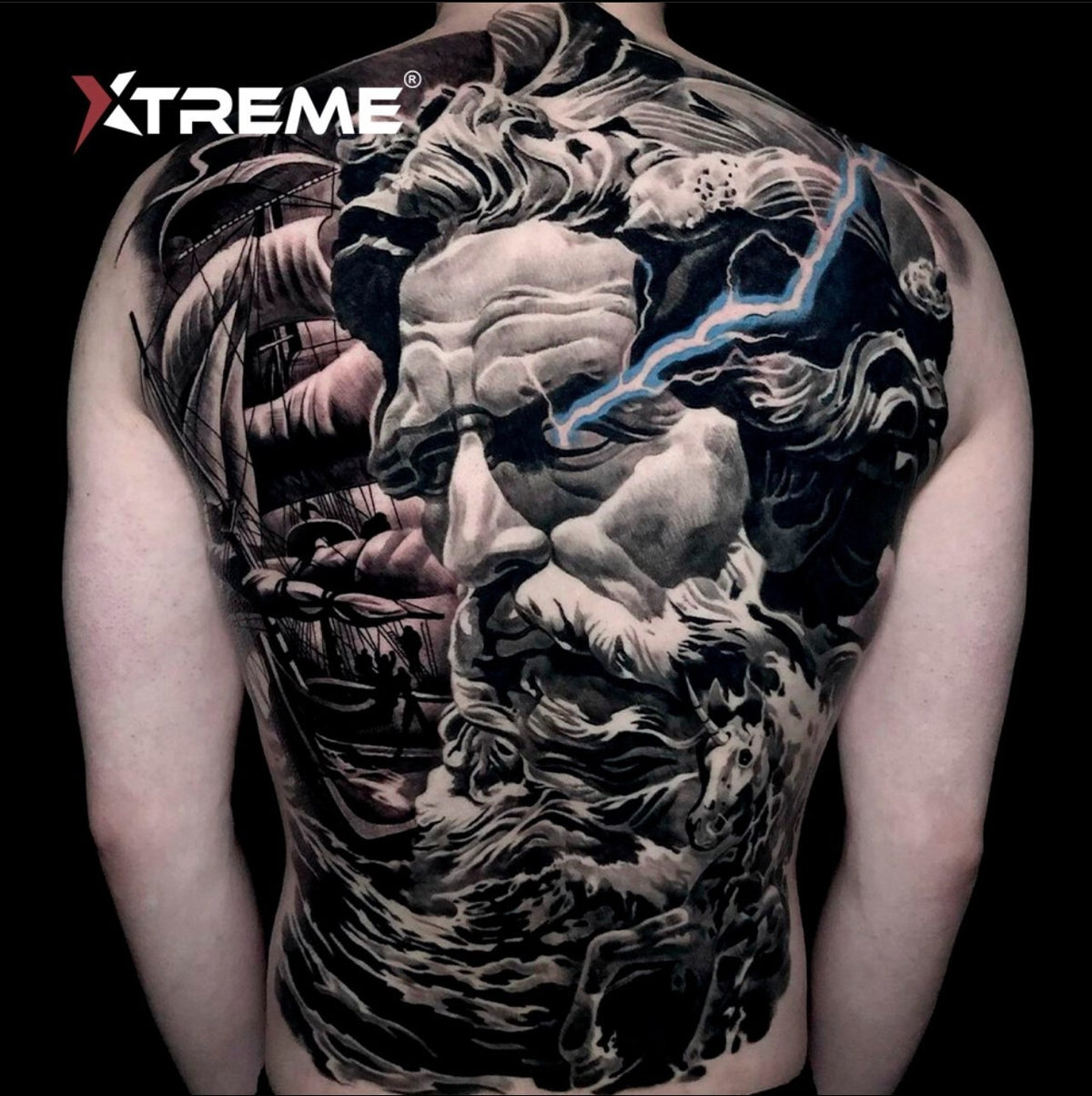 GO2 Black Tattoo Ink - Deep Black, 8 oz — Xtreme Inks, Made in USA