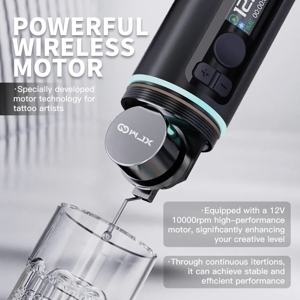 WJX W4 Wireless Tattoo Pen Machine with Two Replaceable Batteries WQP-055