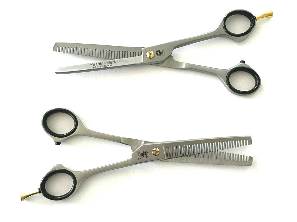 Professional Hair Thinning Shears 6.5 Inch Double & Single Teeth Set