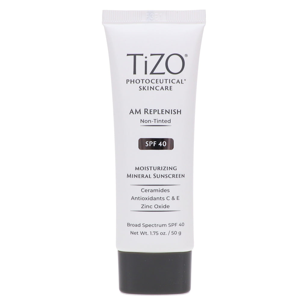SPF 40 Sunscreen with Zinc & Vitamins - Hydrating Moisturizer for Mature Skin