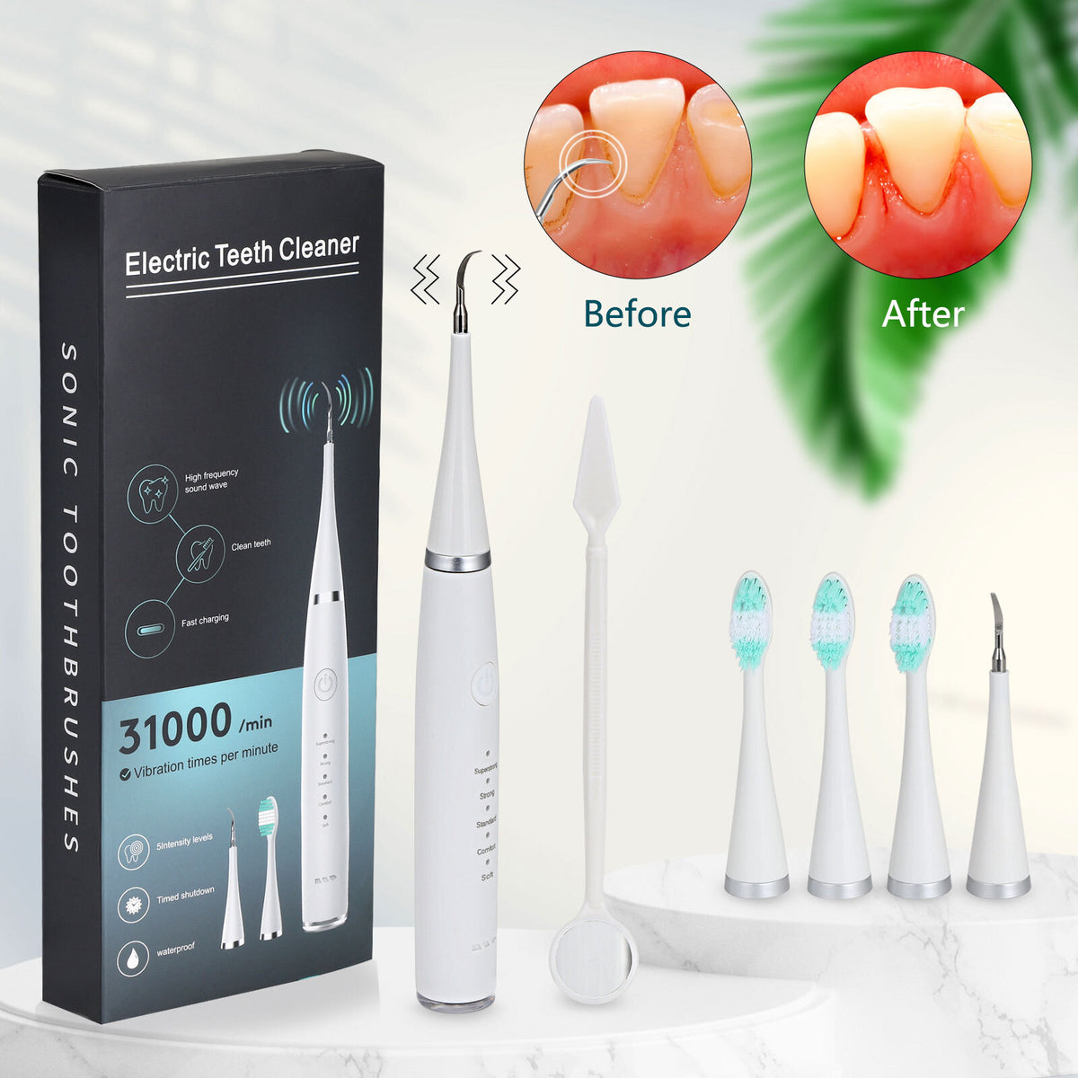 Electric Teeth Cleaner Plaque Remover Tartar & Calculus Removal Tool