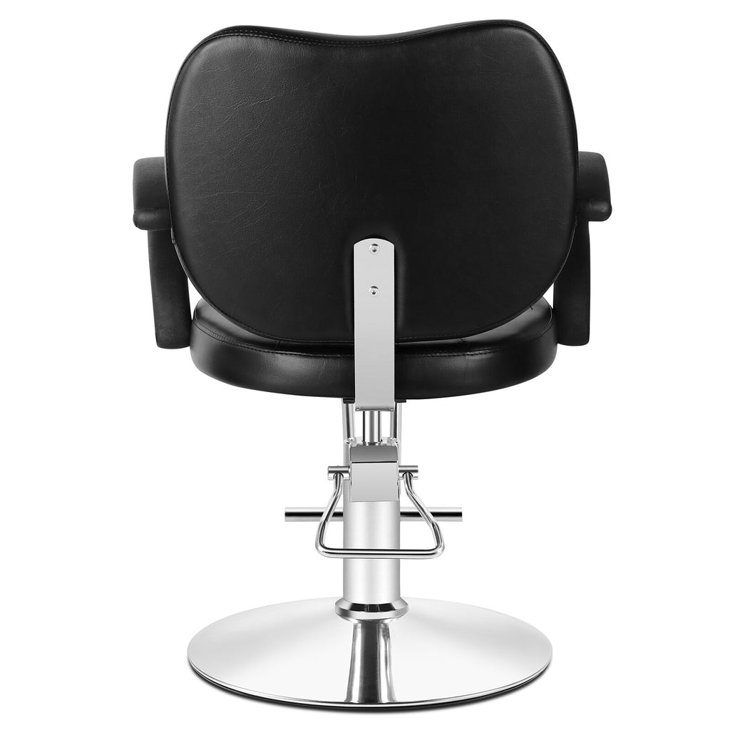 Black Hydraulic Barber Chair for Salon Spa Tattoo Hair Styling Equipment