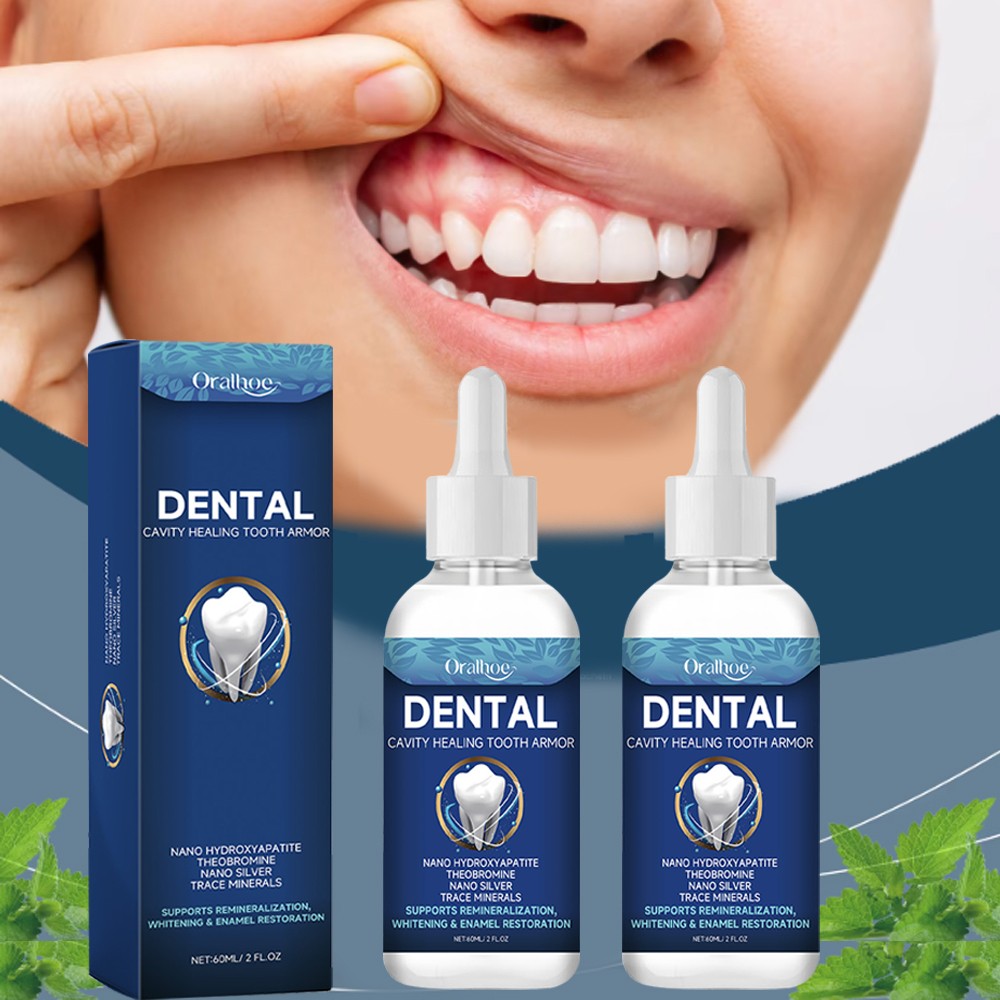 Dental Cavity Healing Serum 2-Pack - Enamel Restoration & Tooth Care
