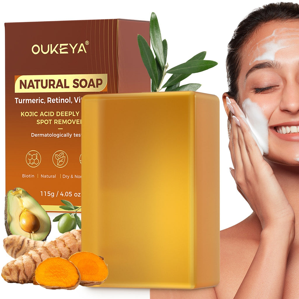 Turmeric Kojic Acid Soap for Skin Brightening & Dark Spot Removal 115g