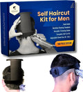 Men's Self Haircut Kit with Guide Templates - DIY Fading & Neckline Shaving