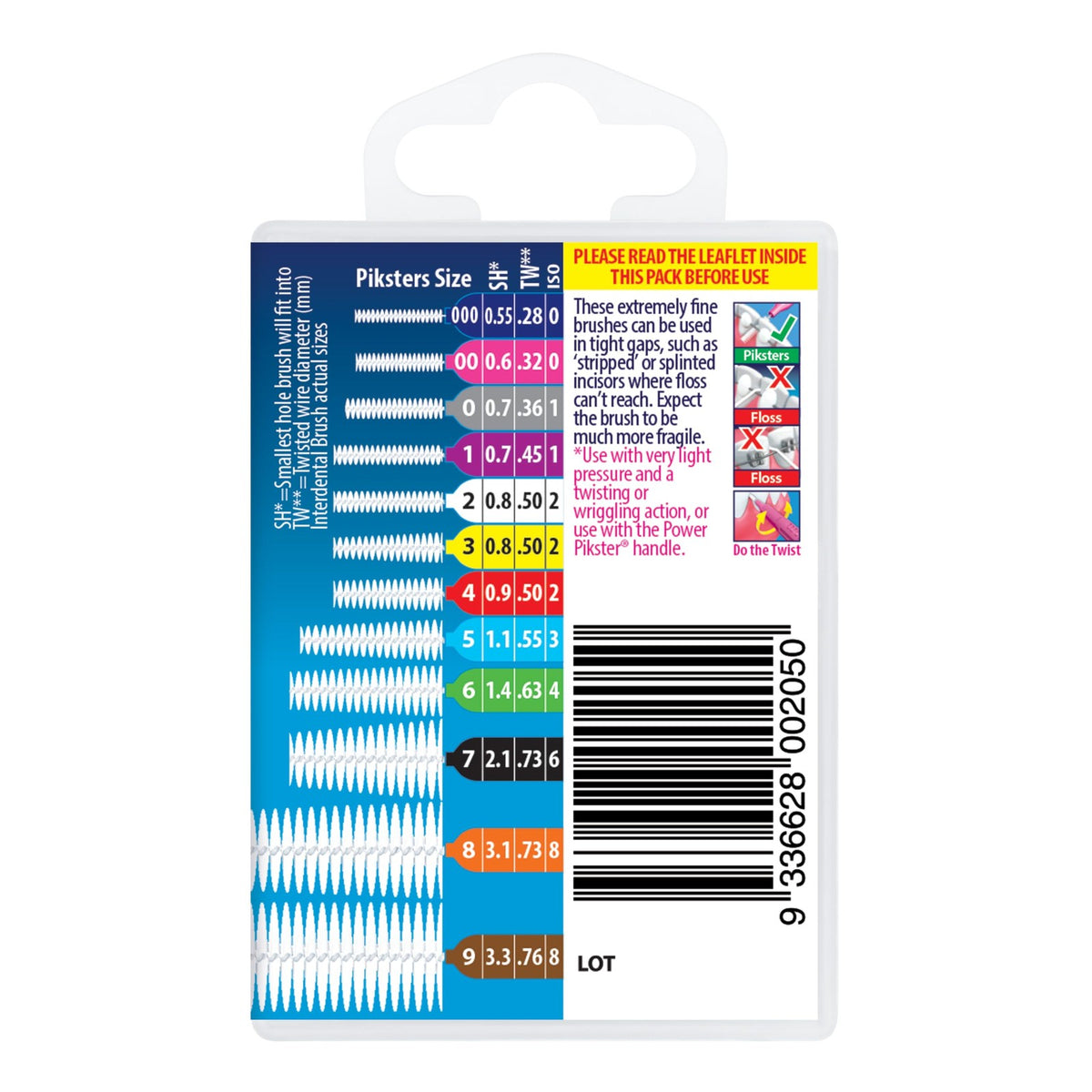 Interdental Brushes 40 Pack Size 000 Soft Bristles for Tight Teeth Gaps