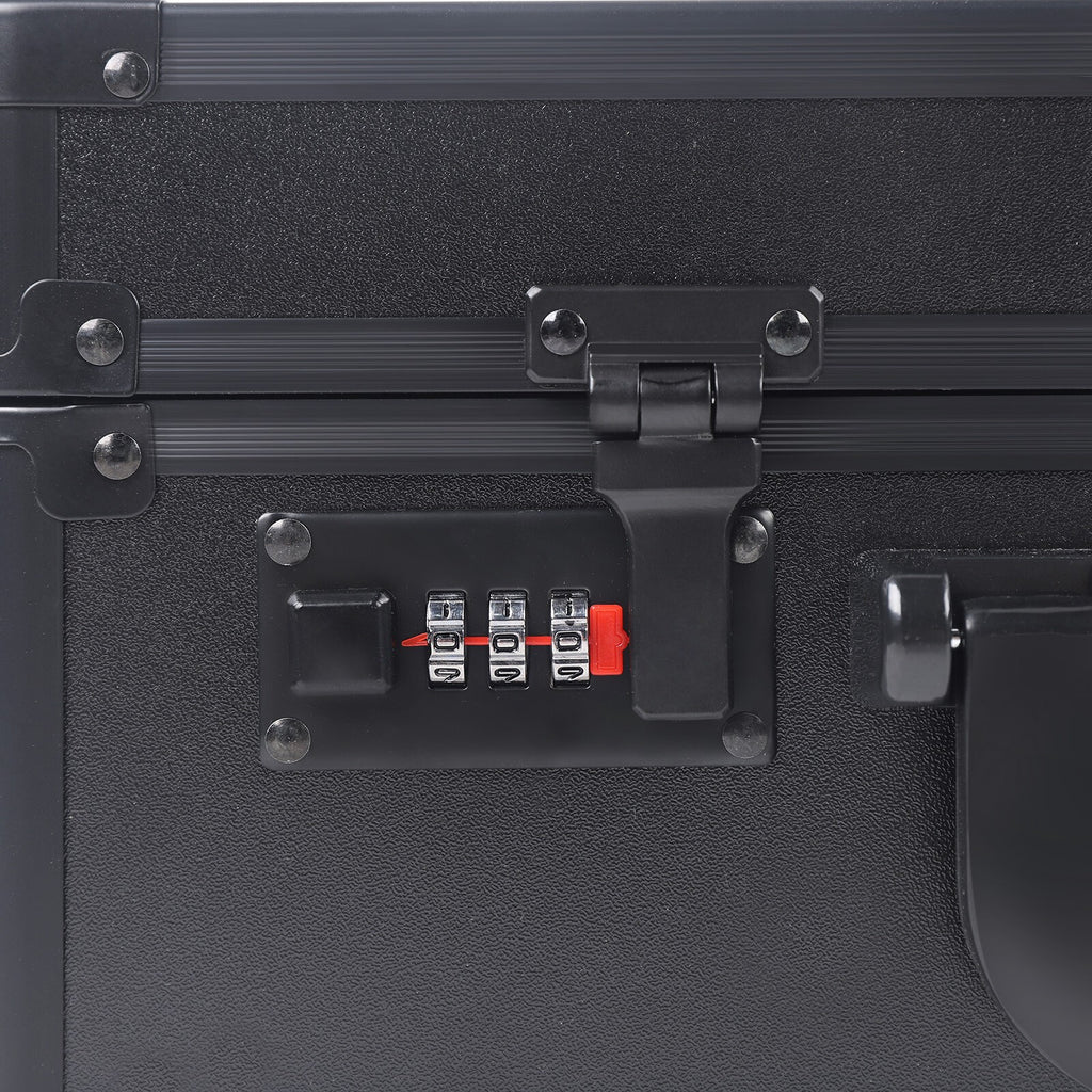 Travel Hair Clipper Case with Lockable Storage Organizer for Barber Tools