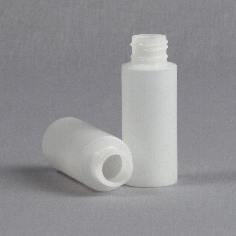 2 oz Plastic Bottles with Caps - HDPE, 24-410 Neck, Assorted Count