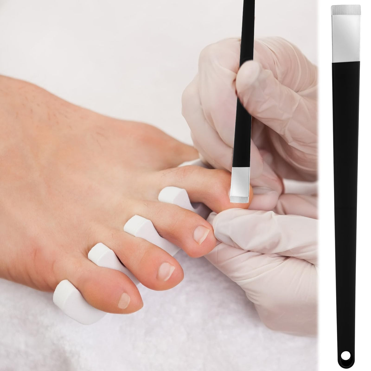Ingrown Toenail Removal Kit with Pedicure Tools & Storage Box - Foot Care Set