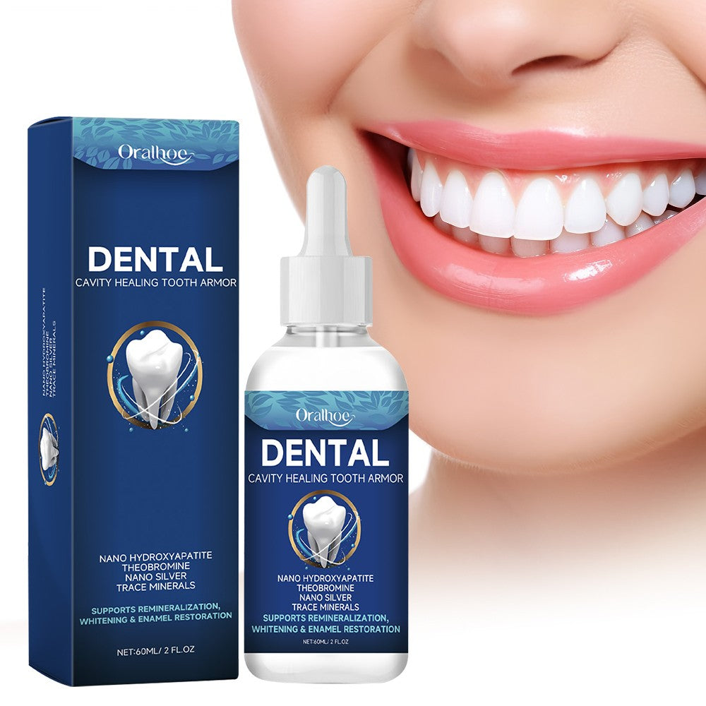 Dental Cavity Healing Serum with Hydroxyapatite & Silver - 60ml, Pack of 2